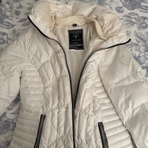 Guess White PufferJacket